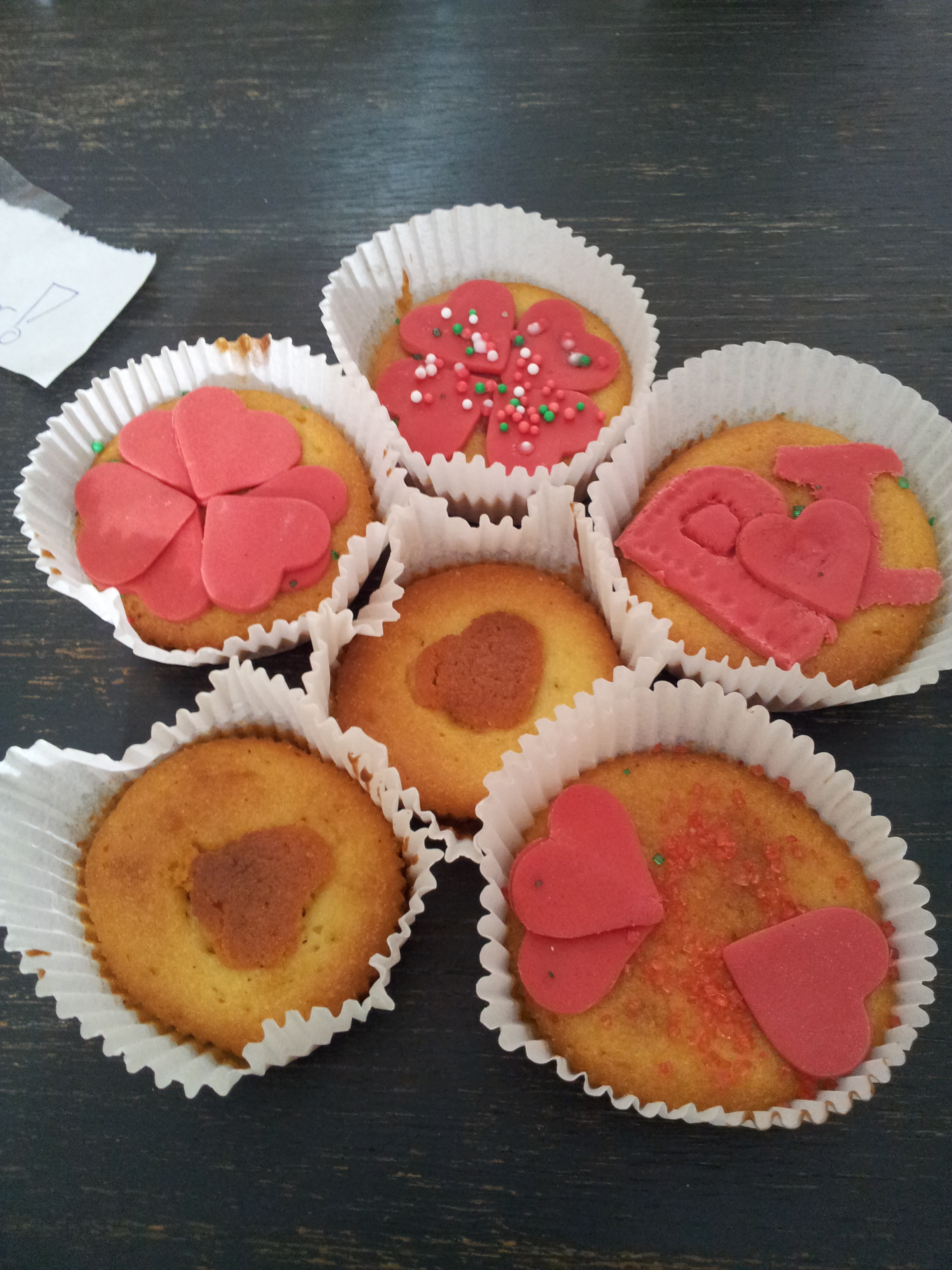 Valentijns cupcakes